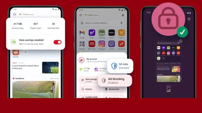 Prohlížeč Opera Mini
