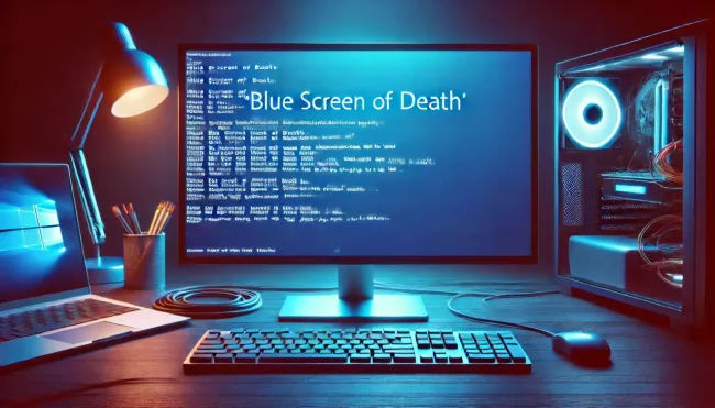 Pád do modré obrazovky systému Windows