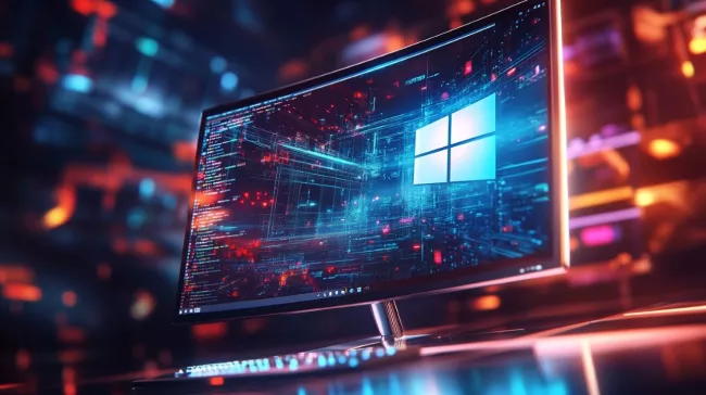 Hypermoderní monitor s Windows