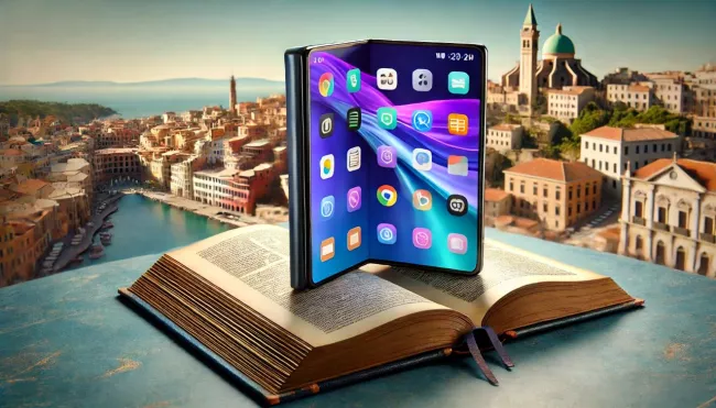 Skládací model smartphonu