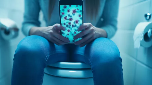 Telefon na záchodě