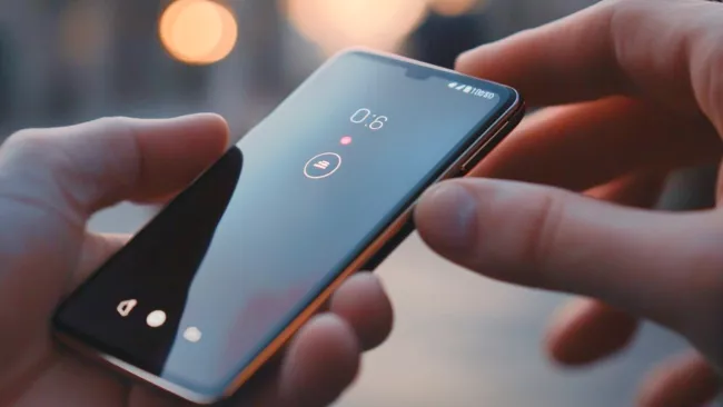 Snímek obrazovky klasickým způsobem – dvojstiskem tlačítek na boku