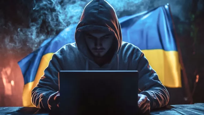 Hacker v řadách Ukrajiny