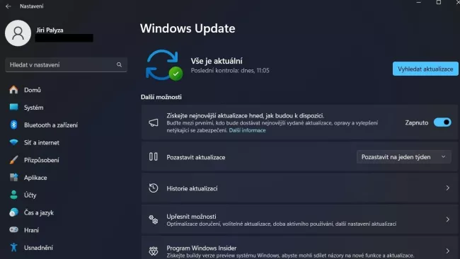 Služba Windows Update