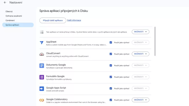 Google Disk tipy a triky