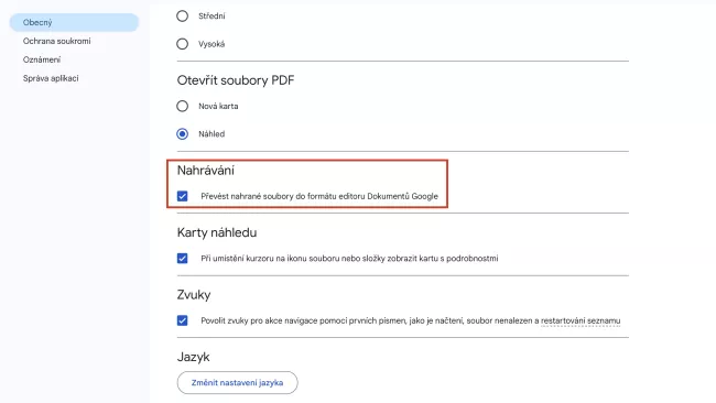 Google Disk tipy a triky