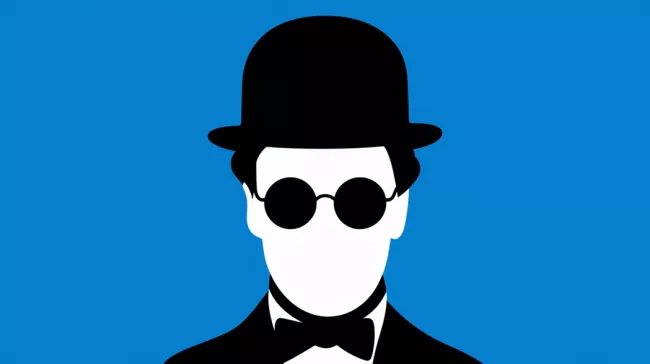 Silueta muže bez tváře