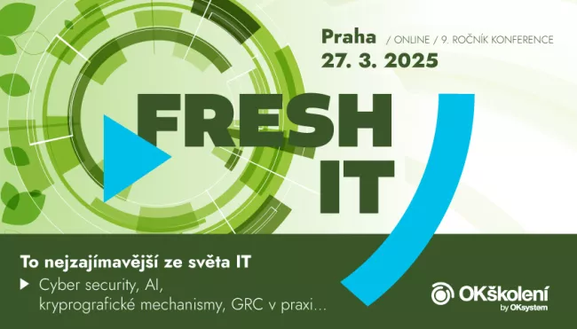 Pozvánka na konferenci Fresh IT