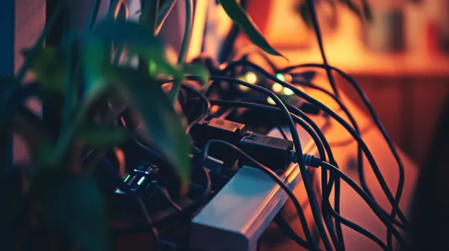 Nabíjecí adaptéry v zásuvkové liště