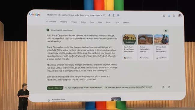 Google sumarizace vyhledávání pomocí AI