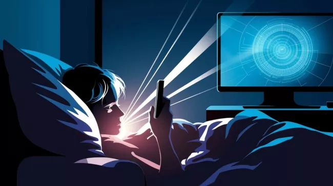 Vyděšená uživatelka smartphonu