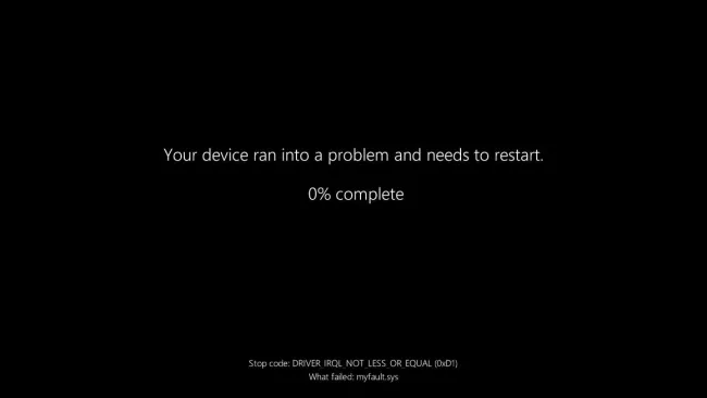 černá obrazovka smrti