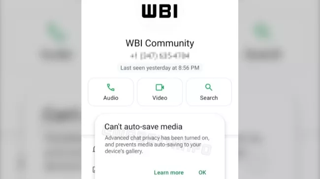 Nastavení funkce ukládání multimédií ve WhatsApp