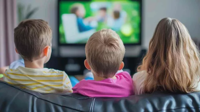 Děti u televize