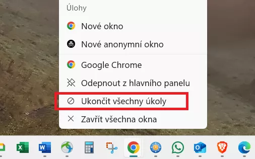 ukončení 