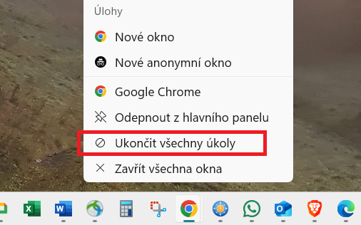 ukončení