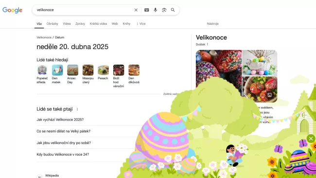 Easter egg ve vyhledávači Google