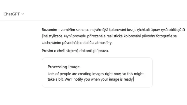 Kolorování fotografií