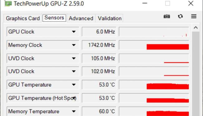 GPU-Z teplota PC