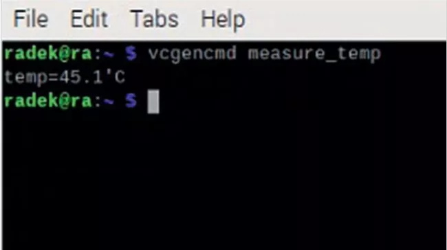 Teplota Raspberry Pi