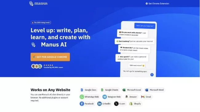 Falešný plugin s funkcemi umělé inteligence Manus