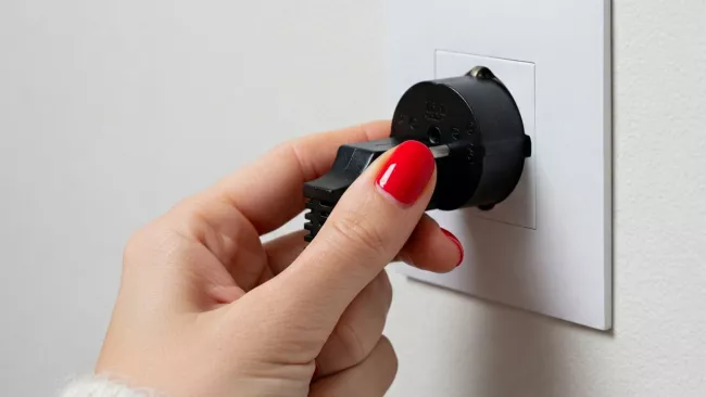 Připojování síťové zásuvky