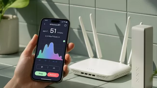 Měření rychlosti Wi-Fi 