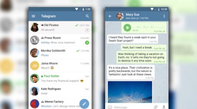 Aplikace Telegram