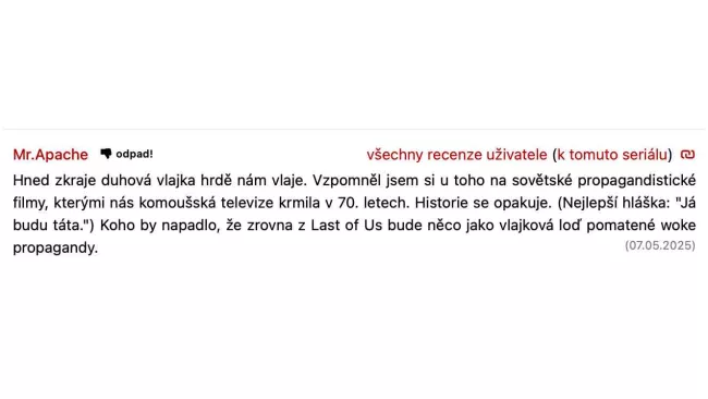 The Last of Us 2 kritika na ČSFD