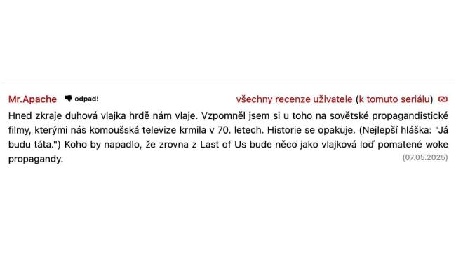 The Last of Us 2 kritika na ČSFD