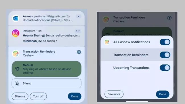 Nová správa notifikací v Androidu 16