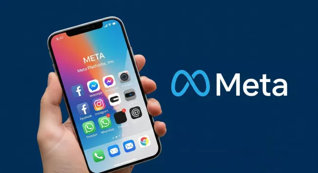 Aplikace Meta na smartphonu