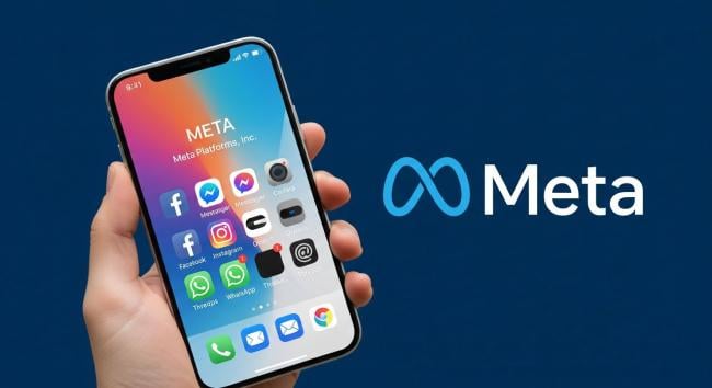 Aplikace Meta na smartphonu