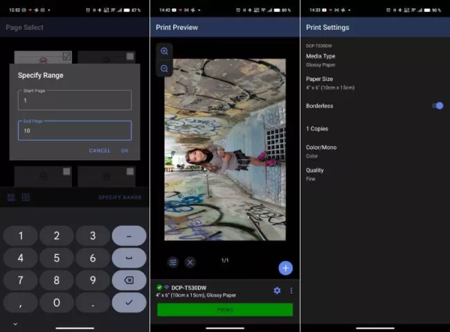 Aplikace Brother Mobile Connect