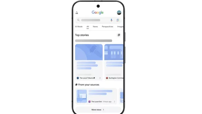 Google vyhledávání preferované zdroje