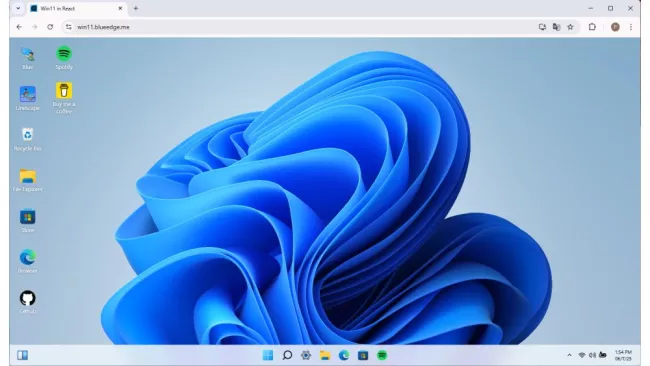 Windows 11 v prohlížeči