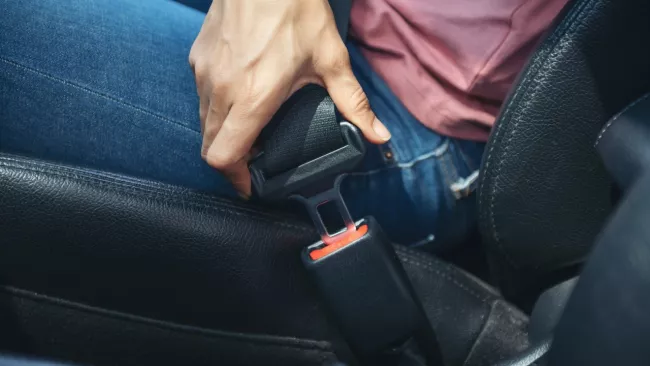 Bezpečnostní pásy v autě