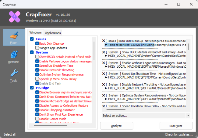 Crapfixer