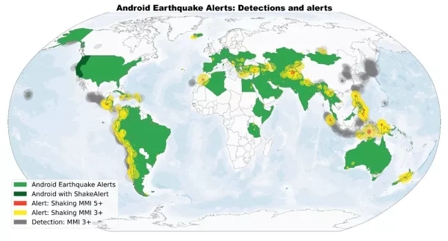 Android Earthquake Alerts