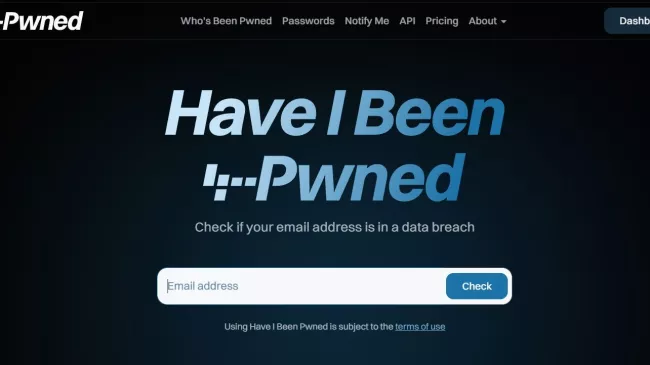 Služba HaveIBeenPwned