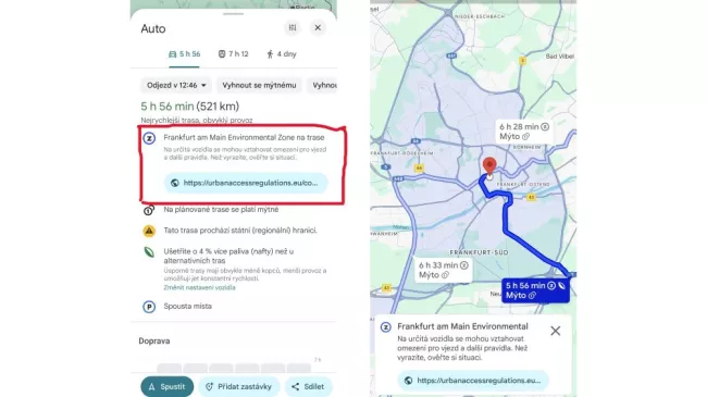 Google Mapy - symbol Z