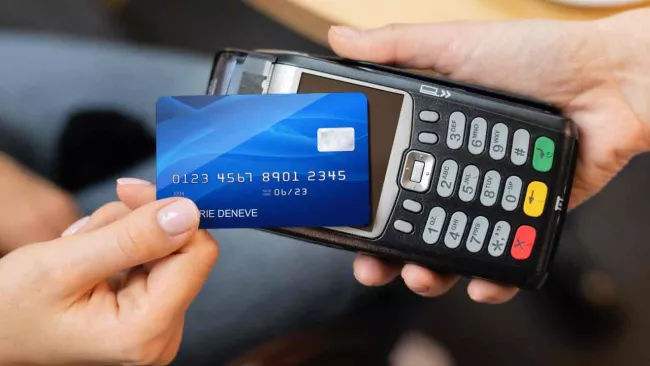 Placení bezkontaktní kartou