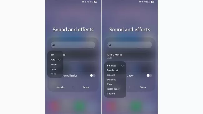 samsung One UI 7 skrytá rychlá nastavení