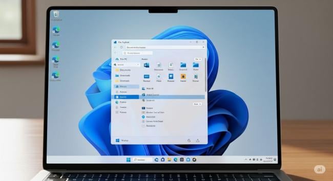 Správce souborů na pracovní ploše Windows 11