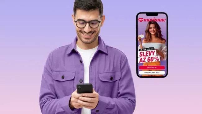 Šťastný uživatel aplikace Dny Marianne