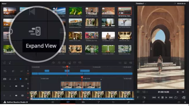 Prostředí programu DaVinci 20