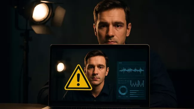 Symbolika detekce falešného videa