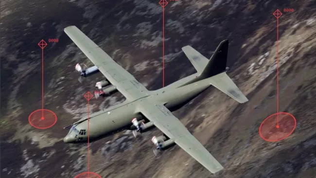 Vrtulové vojenské letadlo