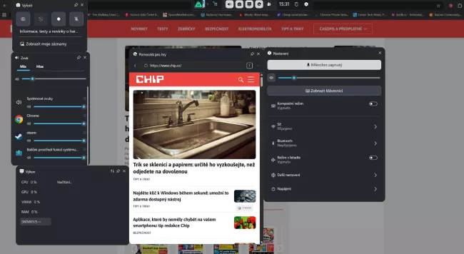 Windows herní klávesová zkratka