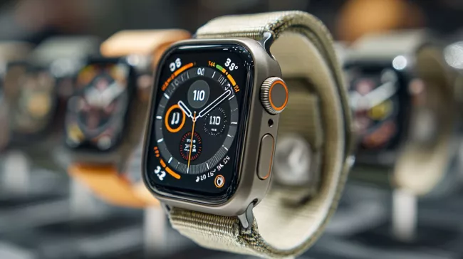 Detail na chytré hodinky